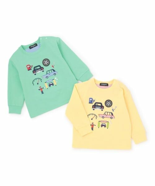 kladskap / クレードスコープ Tシャツ | 乗り物アップリケ長袖Tシャツ | 詳細9