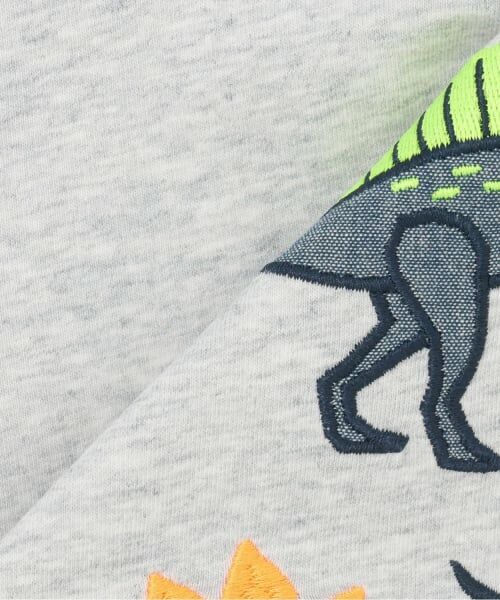 kladskap / クレードスコープ Tシャツ | 恐竜アップリケ袖ライン長袖Tシャツ | 詳細7