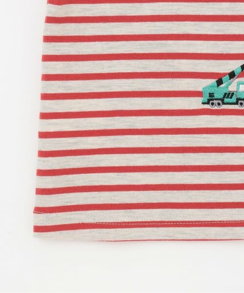 kladskap / クレードスコープ Tシャツ | ポケットから働く車ボーダー長袖Tシャツ | 詳細7