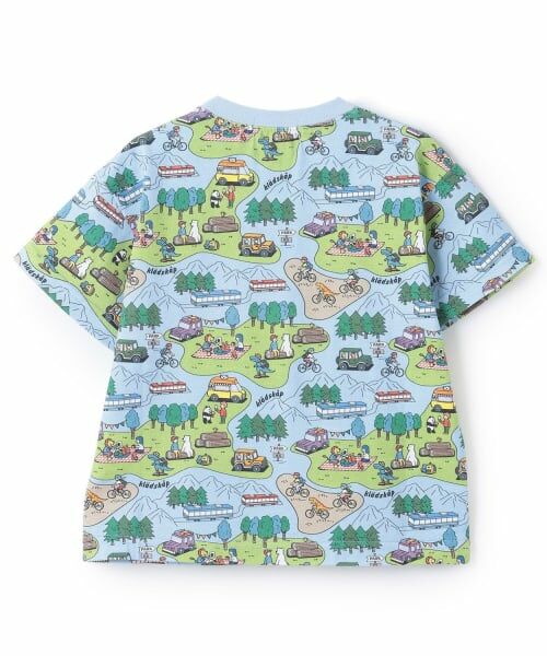 kladskap / クレードスコープ Tシャツ | ピクニック総柄半袖Tシャツ | 詳細1