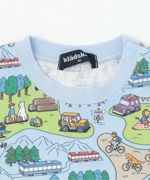 kladskap / クレードスコープ Tシャツ | ピクニック総柄半袖Tシャツ | 詳細2