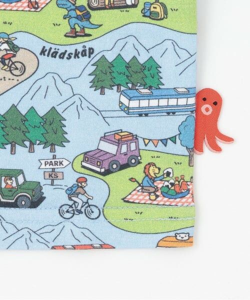 kladskap / クレードスコープ Tシャツ | ピクニック総柄半袖Tシャツ | 詳細4