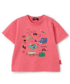 kladskap / クレードスコープ Tシャツ | ピクニックアップリケ半袖Tシャツ