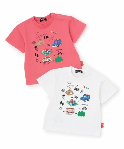 kladskap / クレードスコープ Tシャツ | ピクニックアップリケ半袖Tシャツ | 詳細10