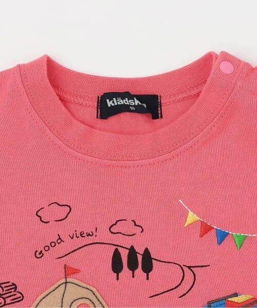 kladskap / クレードスコープ Tシャツ | ピクニックアップリケ半袖Tシャツ | 詳細2