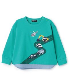 kladskap / クレードスコープ Tシャツ | 乗り物と道路長袖Tシャツ