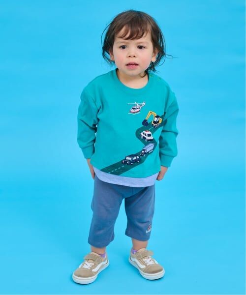 kladskap / クレードスコープ Tシャツ | 乗り物と道路長袖Tシャツ | 詳細14