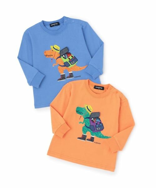 kladskap / クレードスコープ Tシャツ | ピクニックザウルス長袖Tシャツ | 詳細10