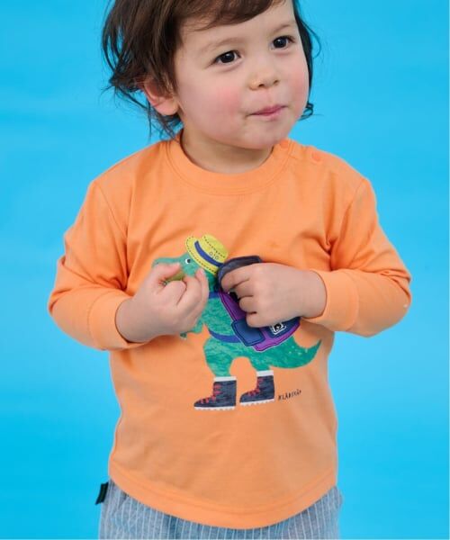 kladskap / クレードスコープ Tシャツ | ピクニックザウルス長袖Tシャツ | 詳細13