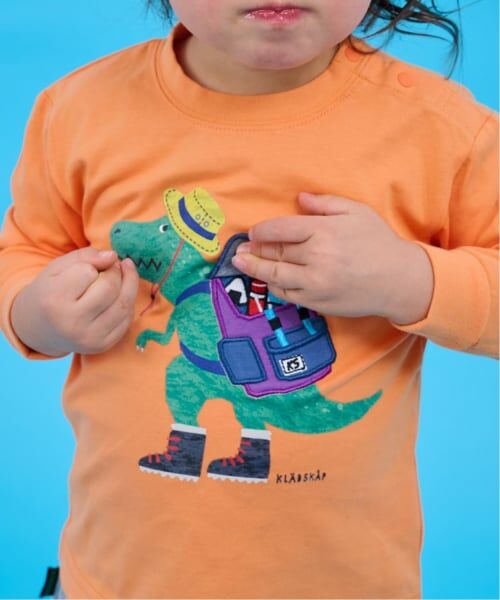 kladskap / クレードスコープ Tシャツ | ピクニックザウルス長袖Tシャツ | 詳細14