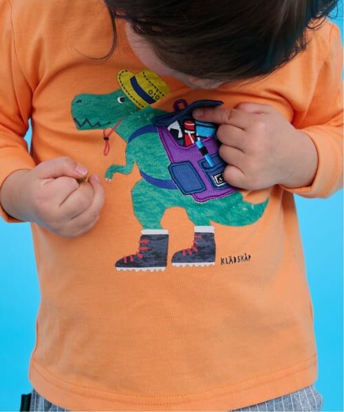 kladskap / クレードスコープ Tシャツ | ピクニックザウルス長袖Tシャツ | 詳細15