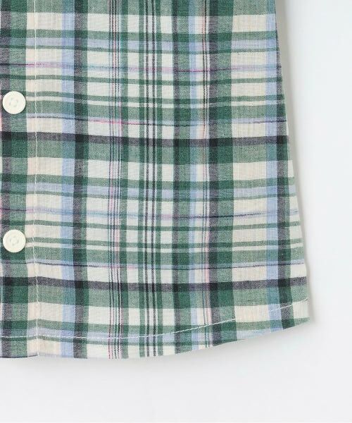 kladskap / クレードスコープ シャツ・ブラウス | 電車ワンポイントチェック半袖シャツ | 詳細5