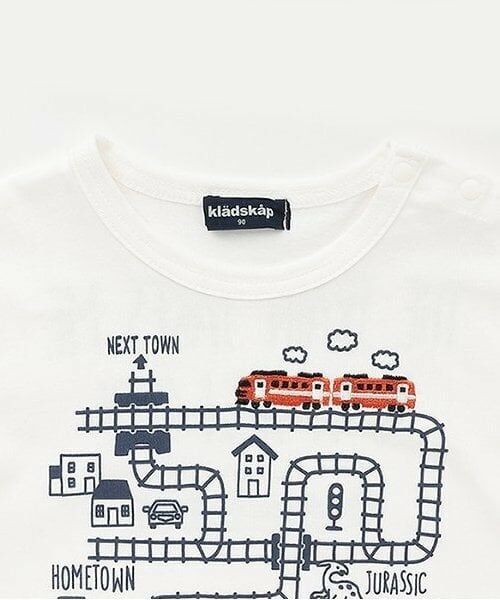 kladskap / クレードスコープ Tシャツ | 【人気商品再入荷】【直営店で取り扱い無し】電車マッププリント長袖Tシャツ | 詳細2
