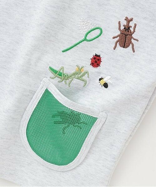 kladskap / クレードスコープ Tシャツ | 【人気商品再入荷】【直営店で取り扱い無し】ポケットから昆虫袖ボーダー長袖Tシャツ | 詳細5