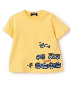 【人気商品再入荷】【直営店で取り扱い無し】乗り物アップリケ半袖Tシャツ