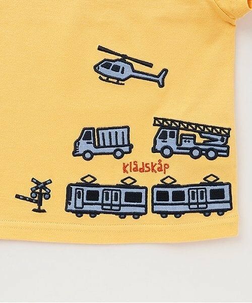 kladskap / クレードスコープ Tシャツ | 【人気商品再入荷】【直営店で取り扱い無し】乗り物アップリケ半袖Tシャツ | 詳細4