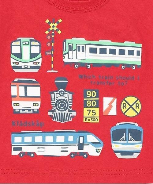 kladskap / クレードスコープ Tシャツ | 【人気商品再入荷】【直営店で取り扱い無し】裾レイヤード風電車半袖Tシャツ | 詳細3