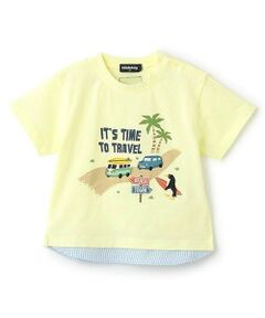 kladskap / クレードスコープ Tシャツ | 【人気商品再入荷】【直営店で取り扱い無し】海と車とペンギン半袖Tシャツ