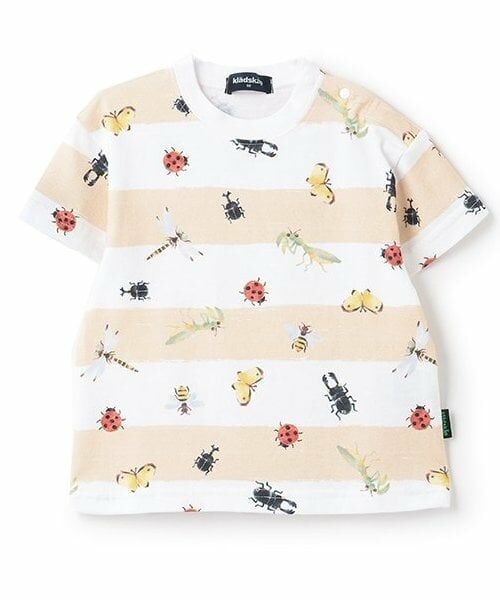 kladskap / クレードスコープ Tシャツ | 【人気商品再入荷】【直営店で取り扱い無し】虫総柄半袖Tシャツ（ライト オレンジ）