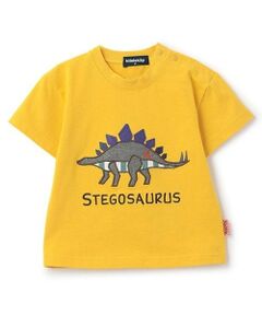 kladskap / クレードスコープ Tシャツ | 【人気商品再入荷】【直営店で取り扱い無し】恐竜アップリケ半袖Tシャツ