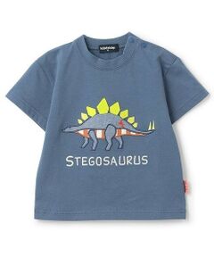 kladskap / クレードスコープ Tシャツ | 【人気商品再入荷】【直営店で取り扱い無し】恐竜アップリケ半袖Tシャツ