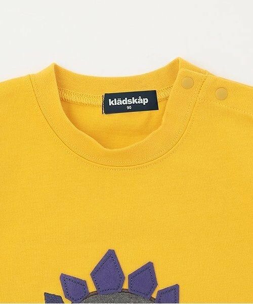 kladskap / クレードスコープ Tシャツ | 【人気商品再入荷】【直営店で取り扱い無し】恐竜アップリケ半袖Tシャツ | 詳細2
