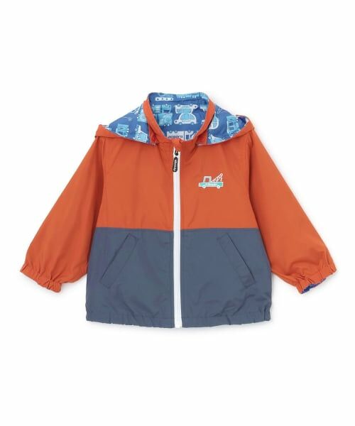 kladskap / クレードスコープ ブルゾン | 乗り物リバーシブルウィンドブレーカー（赤）