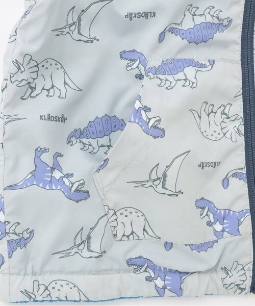 kladskap / クレードスコープ ブルゾン | 恐竜リバーシブルウィンドブレーカー | 詳細10