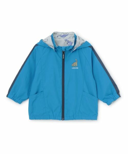 kladskap / クレードスコープ ブルゾン | 恐竜リバーシブルウィンドブレーカー（ターコ）