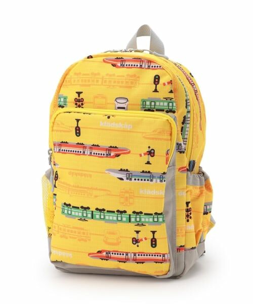 kladskap / クレードスコープ リュック・バックパック | 電車総柄リュック（黄）