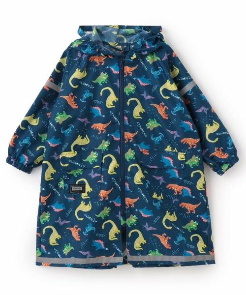 kladskap / クレードスコープ その他アウター | 総柄レインコート（紺）