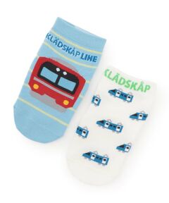 kladskap / クレードスコープ ソックス | 2足セット電車ショートソックス