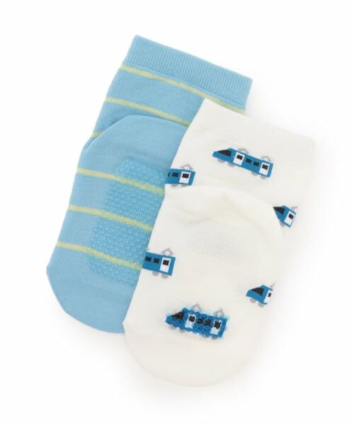 kladskap / クレードスコープ ソックス | 2足セット電車ショートソックス | 詳細1