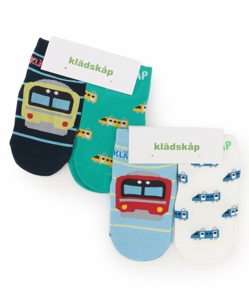kladskap / クレードスコープ ソックス | 2足セット電車ショートソックス | 詳細5