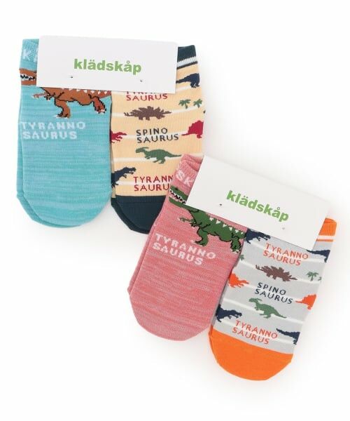 kladskap / クレードスコープ ソックス | 2足セット恐竜ショートソックス | 詳細5