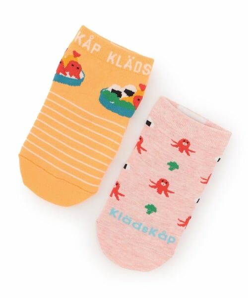 kladskap / クレードスコープ ソックス | 2足セットお弁当ショートソックス（黄）