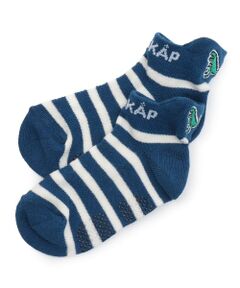 kladskap / クレードスコープ ソックス | 恐竜刺しゅうボーダースニーカーインソックス