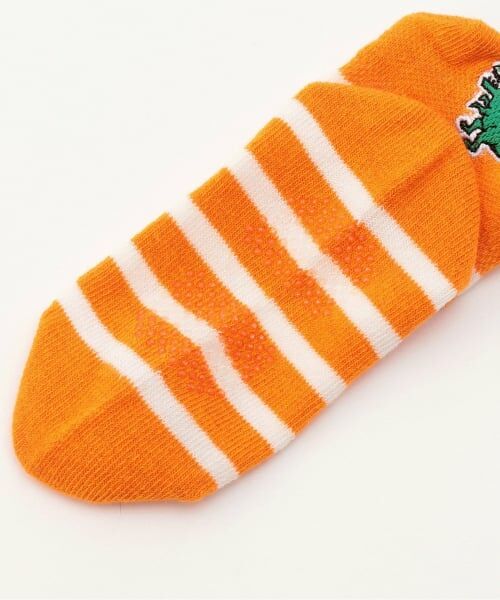 kladskap / クレードスコープ ソックス | 恐竜刺しゅうボーダースニーカーインソックス | 詳細3