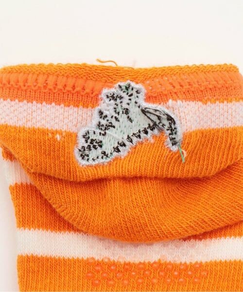 kladskap / クレードスコープ ソックス | 恐竜刺しゅうボーダースニーカーインソックス | 詳細6