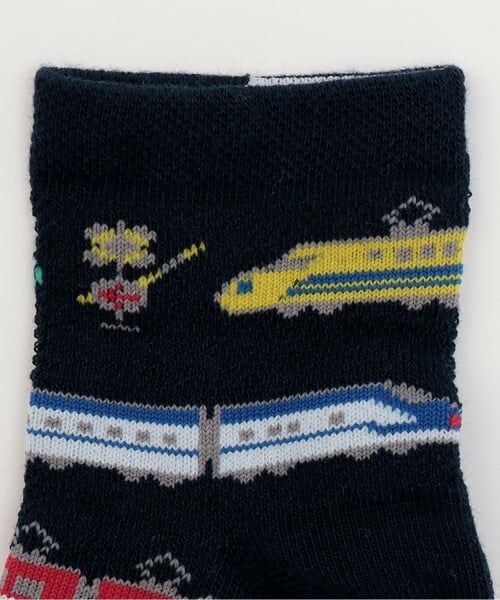 kladskap / クレードスコープ ソックス | 電車柄ショートソックス | 詳細1