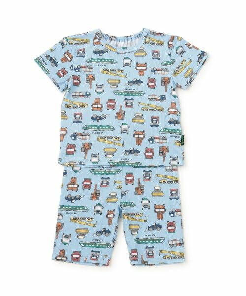 kladskap / クレードスコープ ルームウェア | 総柄半袖ルームウェア（サックス）