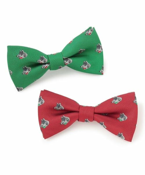 kladskap / クレードスコープ ネクタイ | オオカミ柄蝶ネクタイ | 詳細3