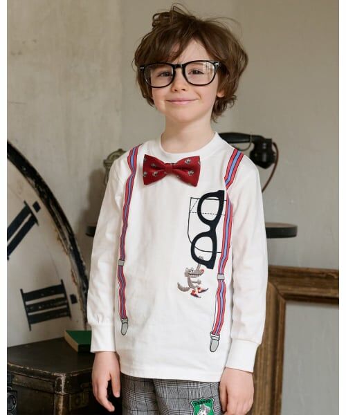 kladskap / クレードスコープ ネクタイ | オオカミ柄蝶ネクタイ | 詳細6