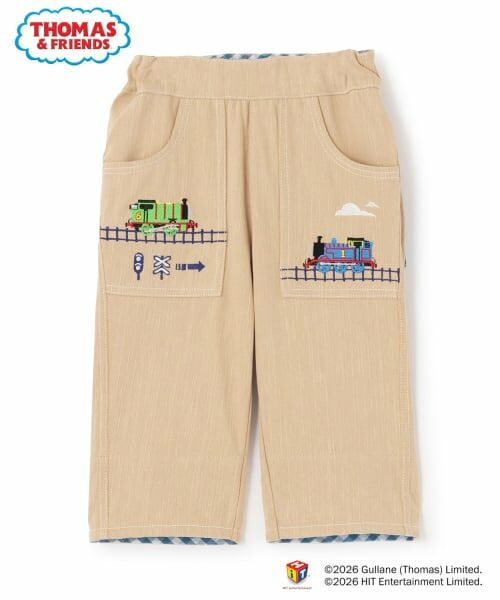 kladskap / クレードスコープ その他パンツ | 【3月13日発売予定】【トーマス】裾裏チェック6分丈パンツ（ベージュ）