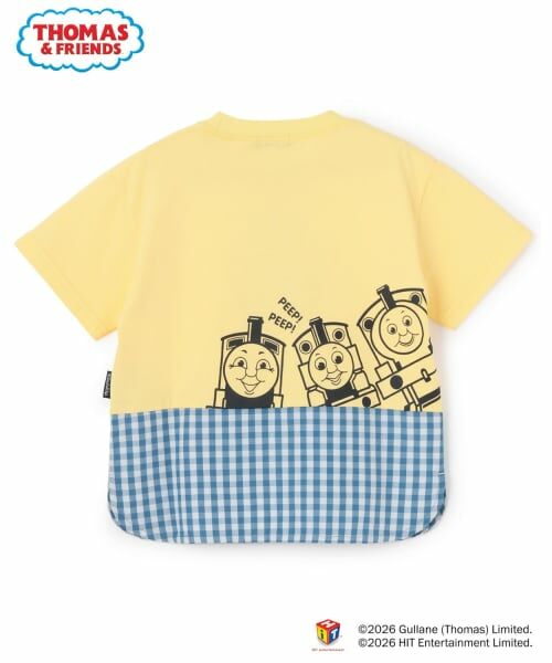 kladskap / クレードスコープ Tシャツ | 【3月13日発売予定】【トーマス】チェック切替半袖Tシャツ | 詳細1