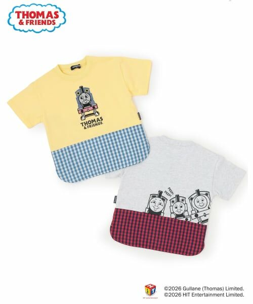 kladskap / クレードスコープ Tシャツ | 【3月13日発売予定】【トーマス】チェック切替半袖Tシャツ | 詳細8