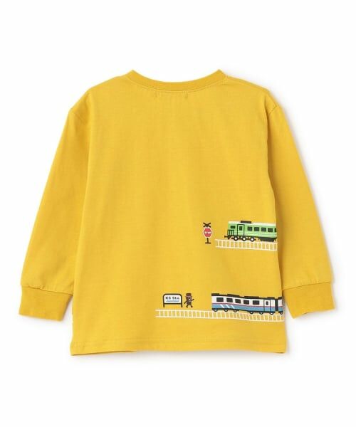 kladskap / クレードスコープ Tシャツ | 【人気商品再入荷】【直営店で取り扱い無し】電車プリント長袖Tシャツ | 詳細1