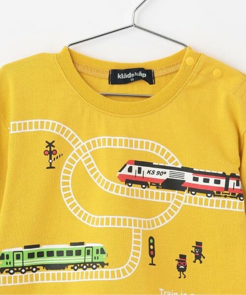 kladskap / クレードスコープ Tシャツ | 【人気商品再入荷】【直営店で取り扱い無し】電車プリント長袖Tシャツ | 詳細2