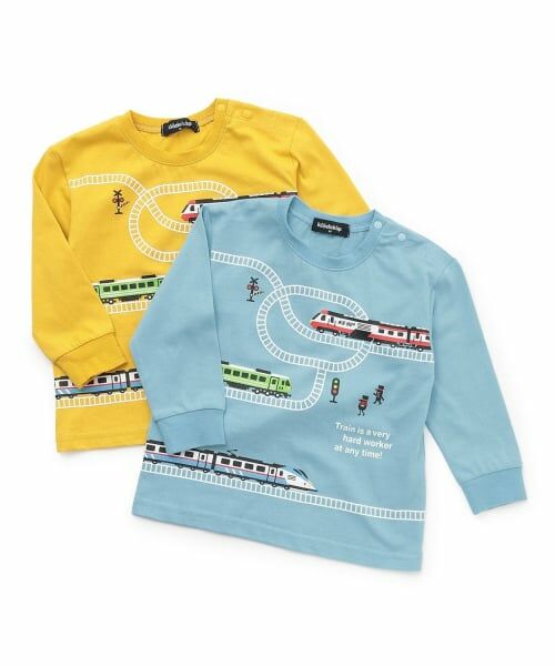 kladskap / クレードスコープ Tシャツ | 【人気商品再入荷】【直営店で取り扱い無し】電車プリント長袖Tシャツ | 詳細5
