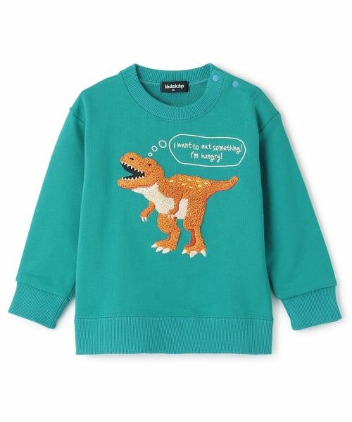 kladskap / クレードスコープ スウェット | 【人気商品再入荷】【直営店で取り扱い無し】恐竜サガラトレーナー（ブルー グリーン）